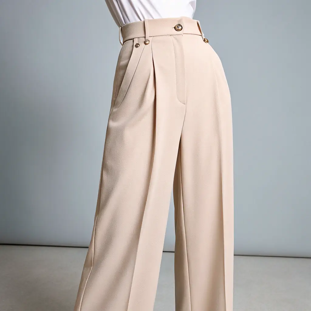 High-Waisted Trousers by Zara