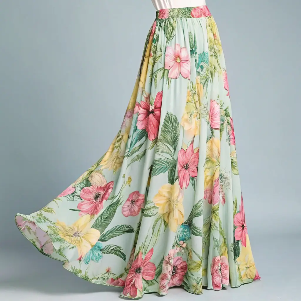 Flowy Maxi Skirt by Elara