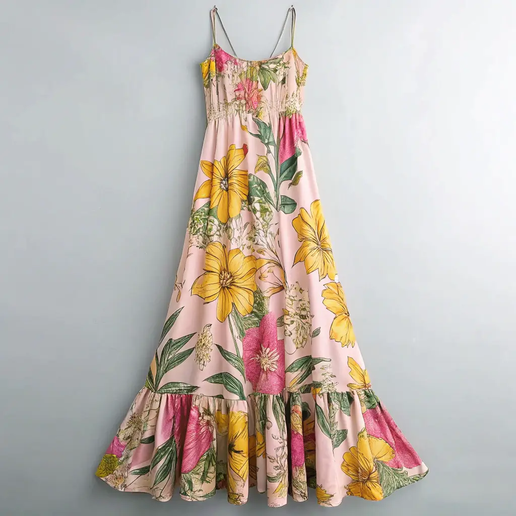 Floral Maxi Dress by Zara